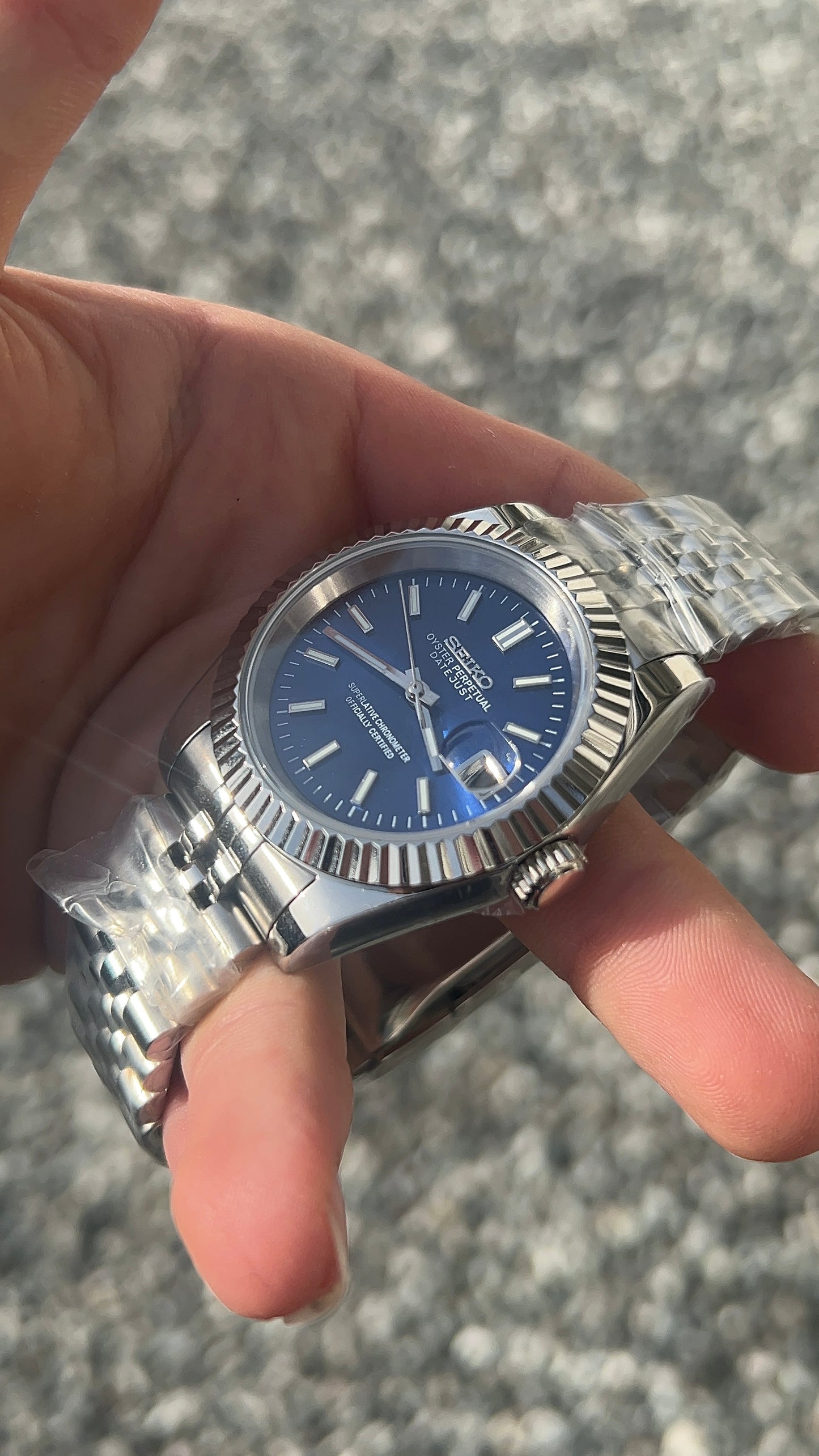 Seikojust - Blue dial