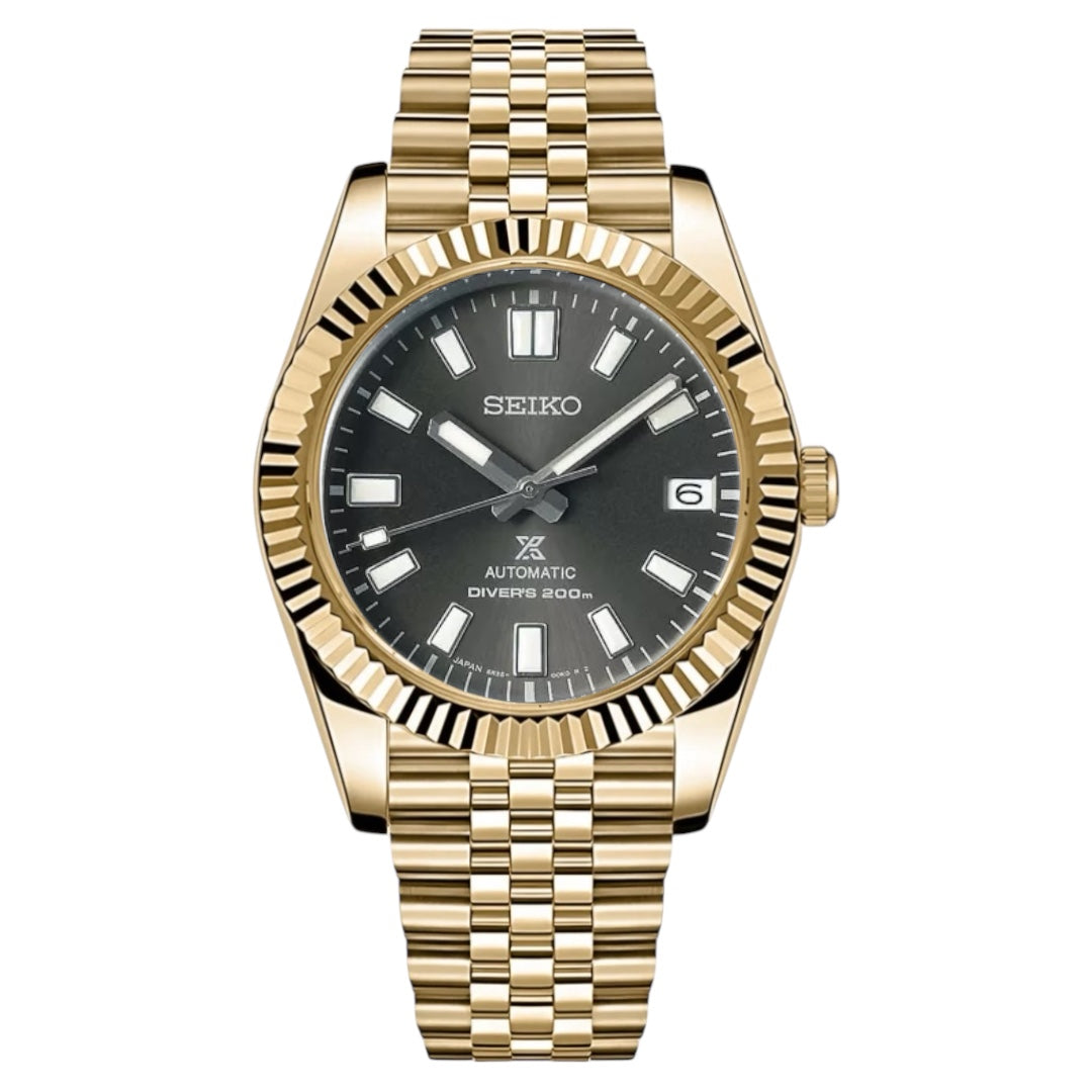 Prospex Mod - Date Gold Gray