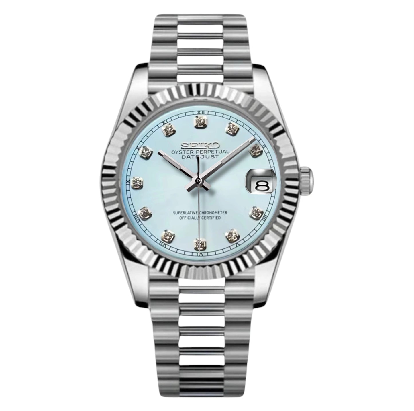 Seikojust - Baby Blue presidential Diamond