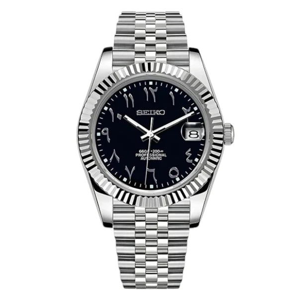 Seikojust - Arabic Black Dial