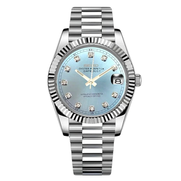 Seikojust - Baby Blue Presidental Diamond