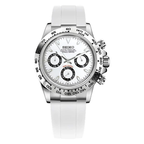 Daytona - All White Rubber