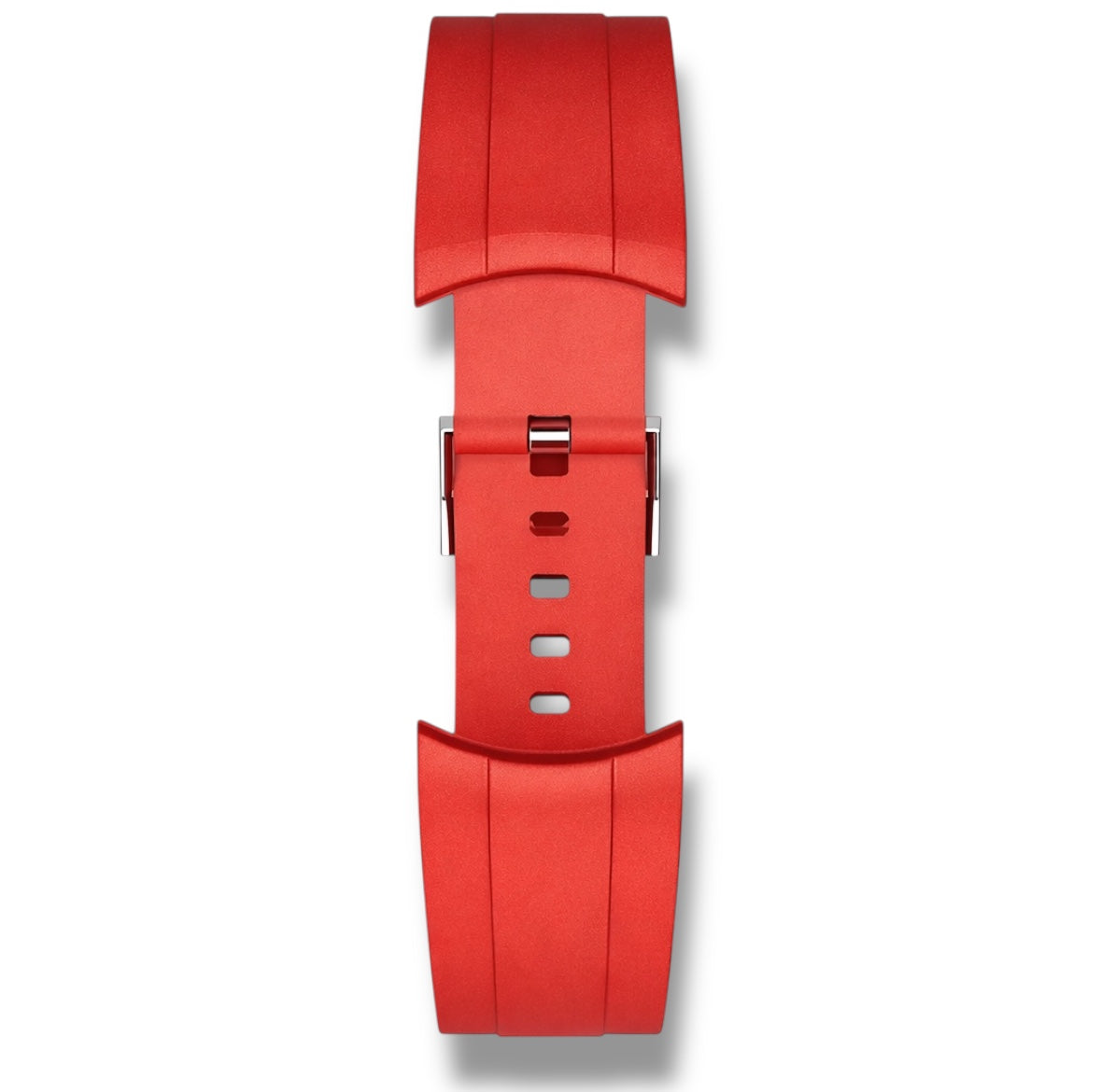 Red Rubber Strap – 18–22 mm
