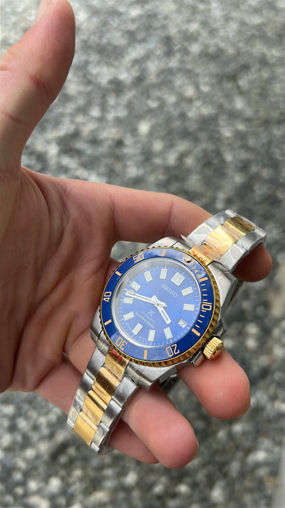 Prospex Mod - Sub Blue Gold
