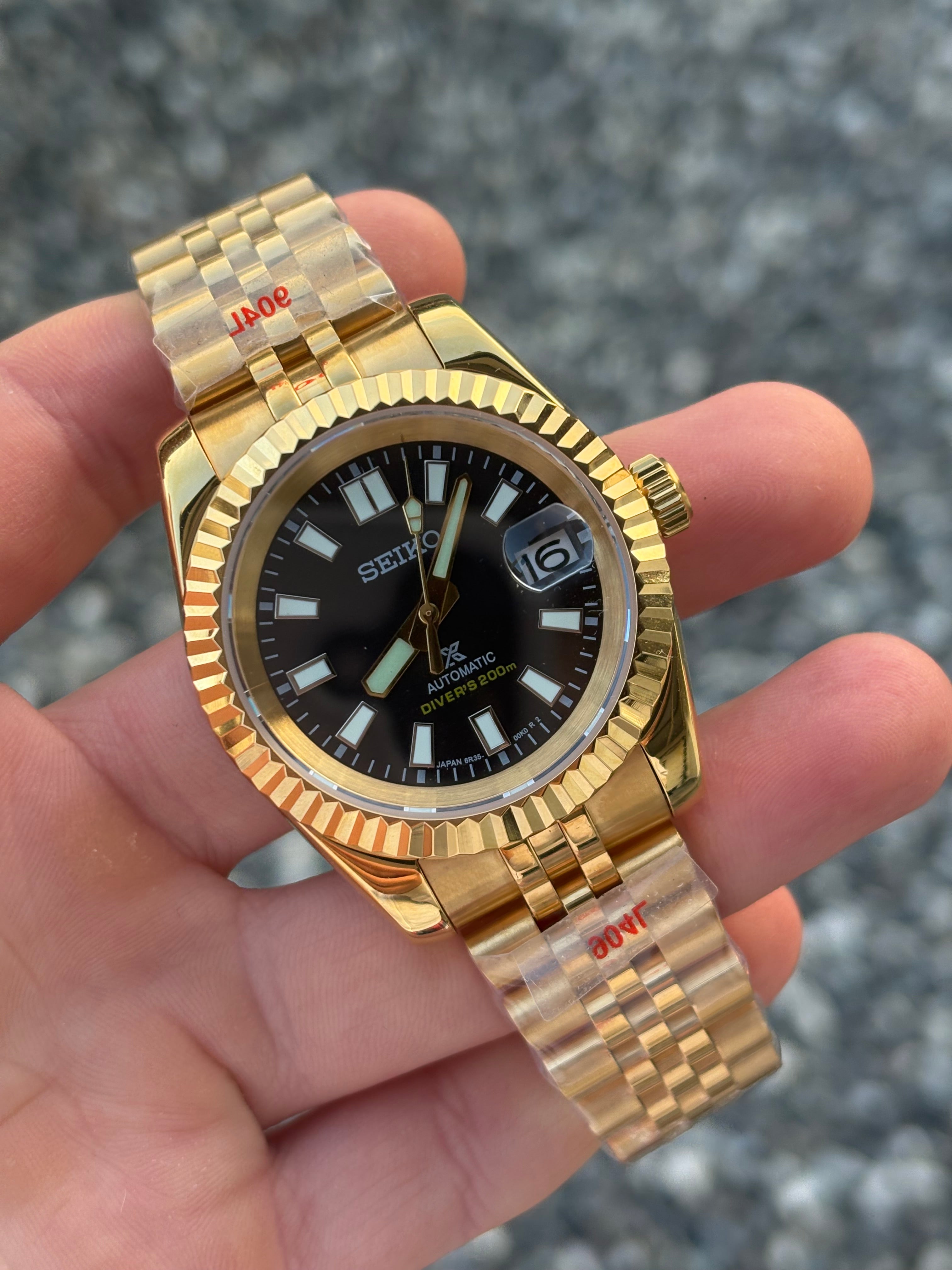 Prospex Mod - Date Gold Balck