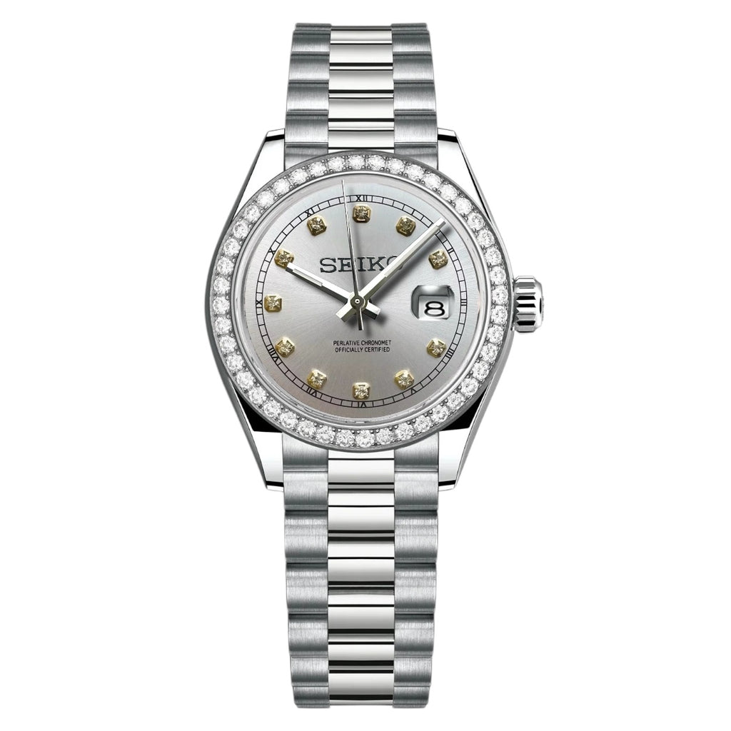 Seikojust - Ladies White Gold