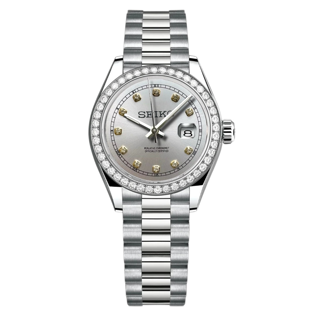Seikojust - Ladies White Gold