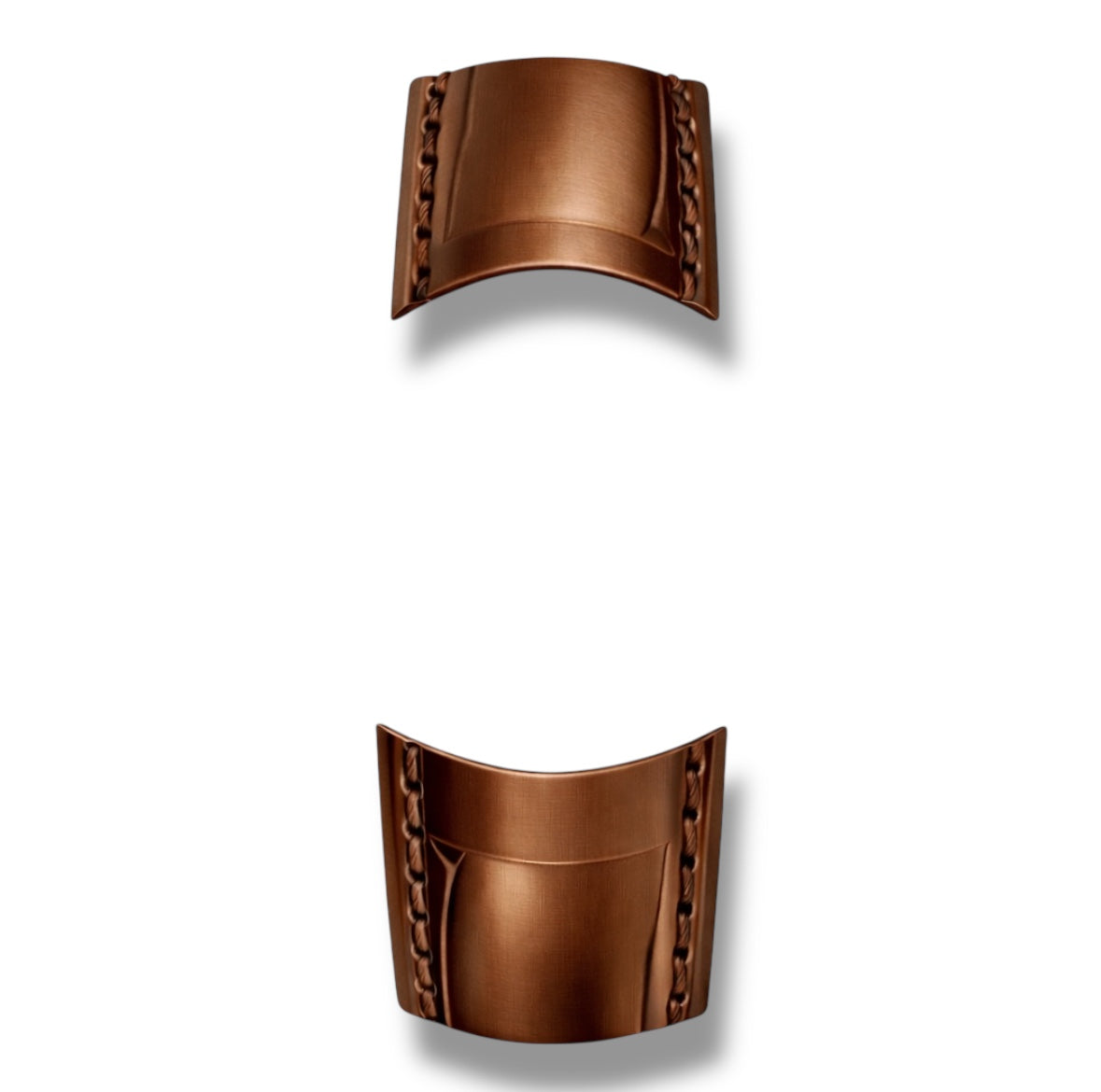 Leather Strap Black / Brown – 17–22 mm