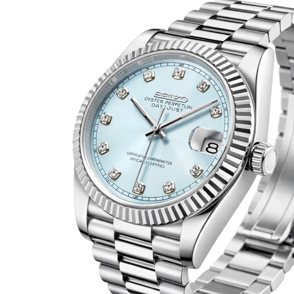 Seikojust - Baby Blue presidential Diamond