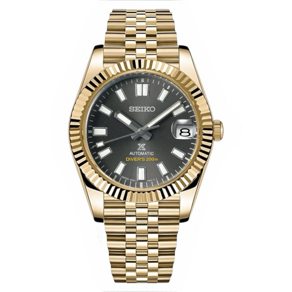 Prospex Mod - Date Gold Gray