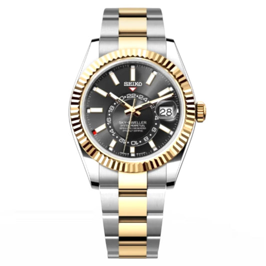 Seikodweller Two Tone - Black