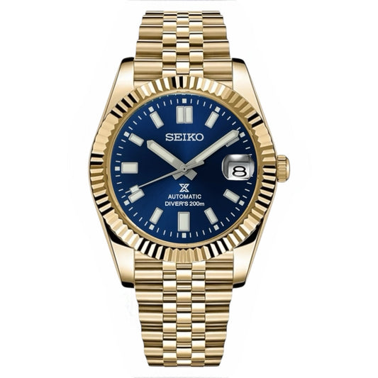 Prospex Mod - Date Gold Blue