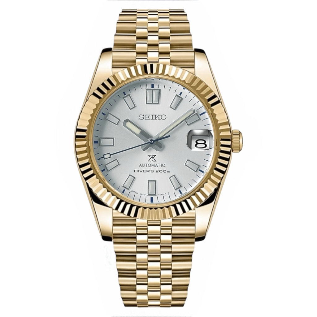 Prospex Mod - Date Gold White