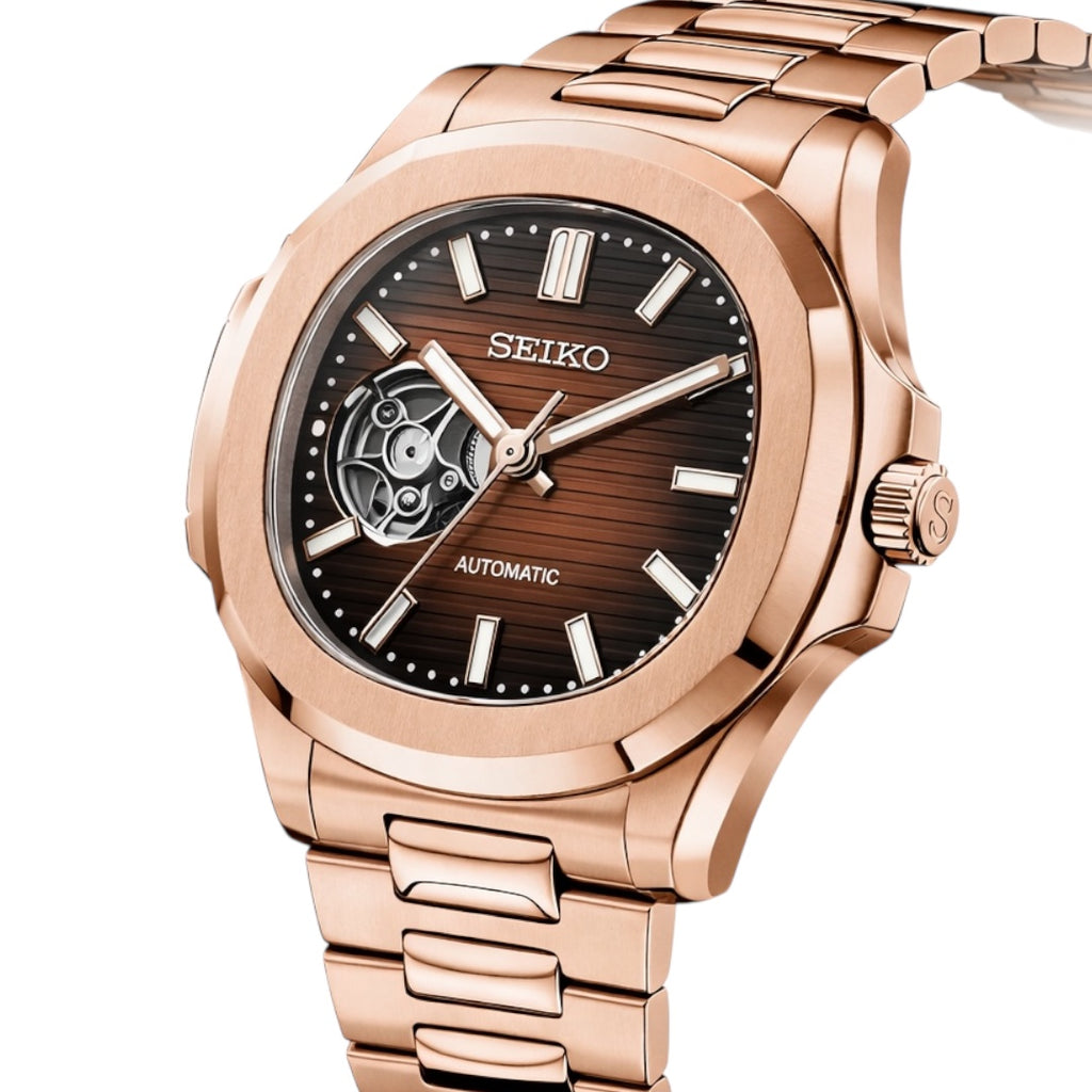 Nautilus - Open heart rose gold