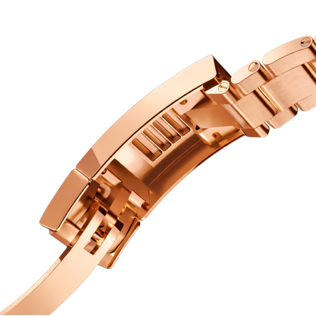 Oyster Bracelet Rose Gold Polished 22 mm