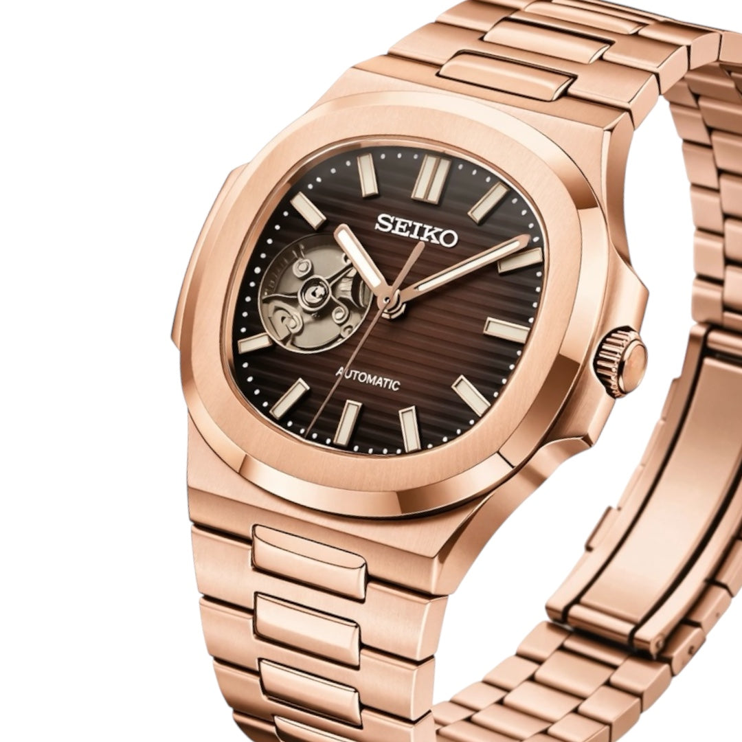 Nautilus - Open heart rosegold