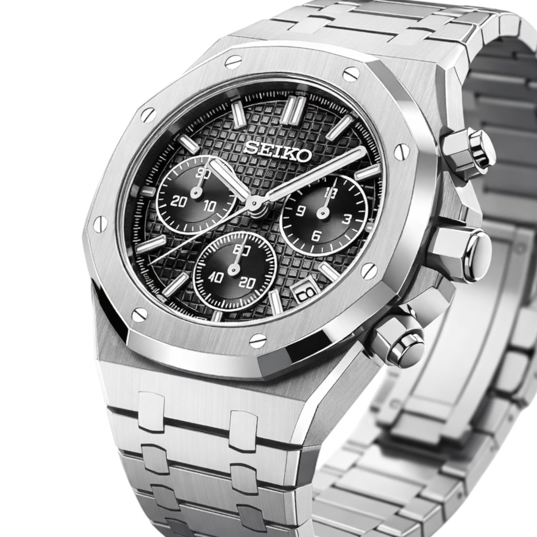 Seikoak - Black chrono