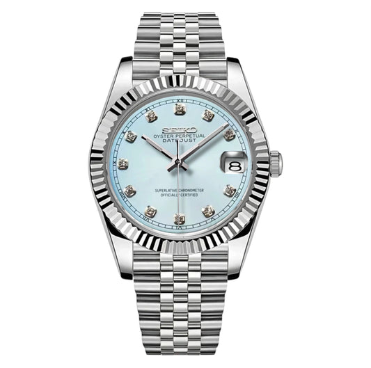 Seikojust - Baby Blue Presidental Diamond