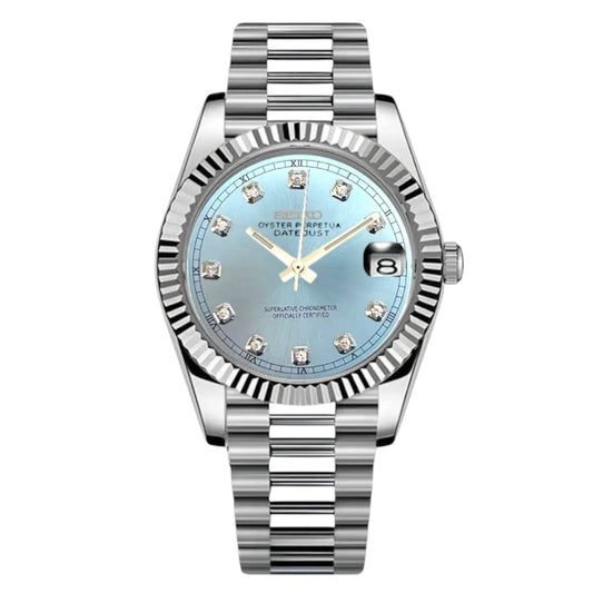 Seikojust - Baby Blue Presidental Diamond